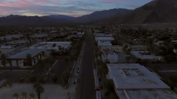 Palm Springs al amanecer — Vídeo de stock