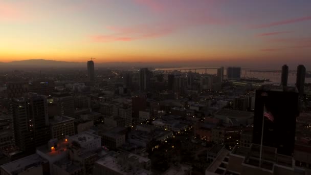 San Diego hava — Stok video