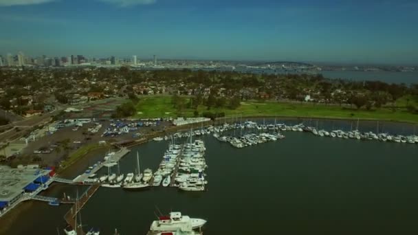 Aerea di San Diego — Video Stock