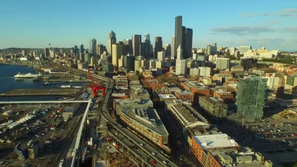 Seattle antena — Vídeo de Stock