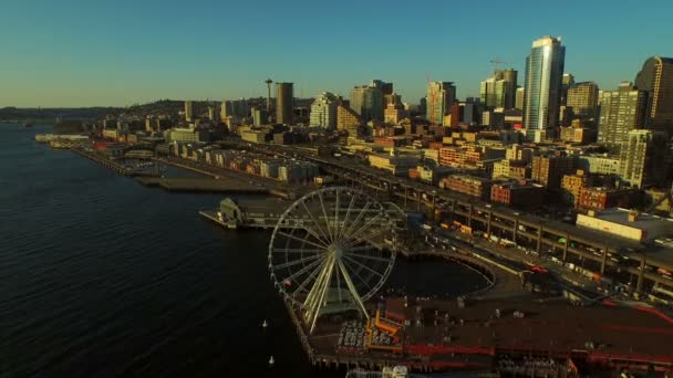 Seattle antena — Vídeo de Stock