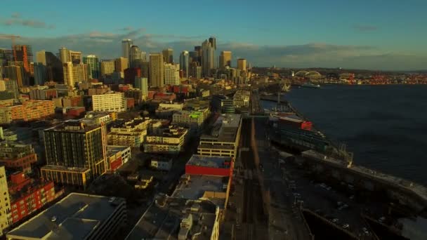 Seattle udara — Stok Video
