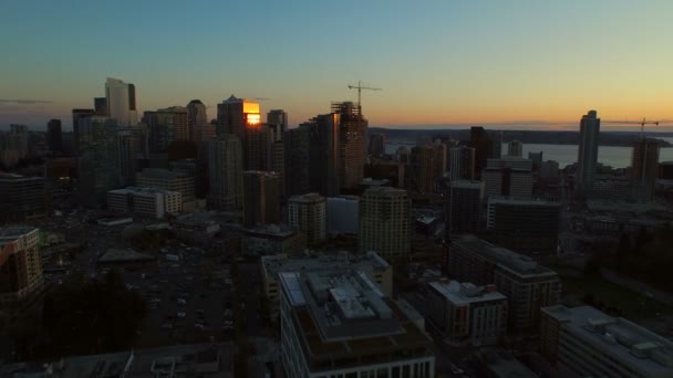 Seattle antenne — Stockvideo