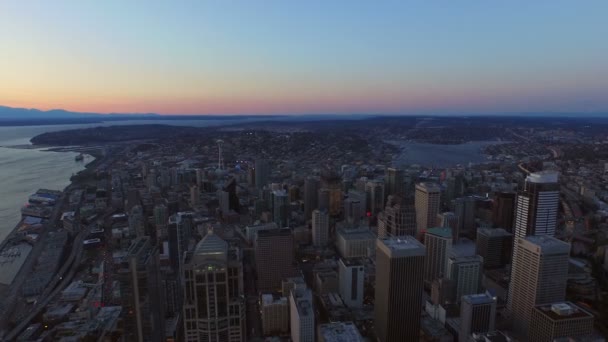 Seattle Aerial — Stock Video