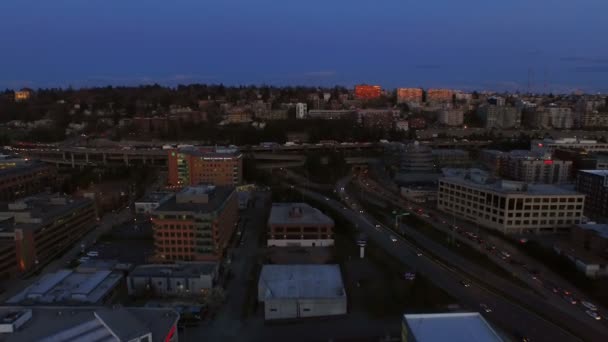 Seattle antenne — Stockvideo