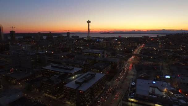 Antenna di Seattle — Video Stock