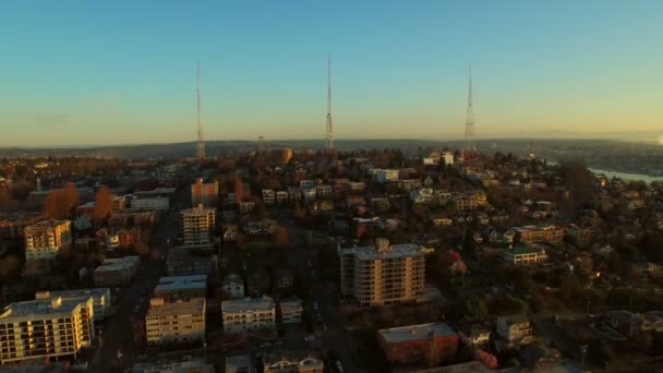 Antenna di Seattle — Video Stock