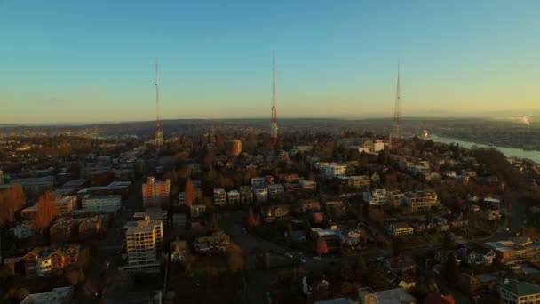 Seattle Aerial — Stock Video