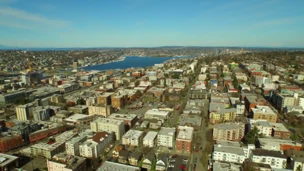 Seattle Aerial — Stock Video