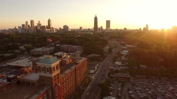 Antenna di Atlanta — Video Stock