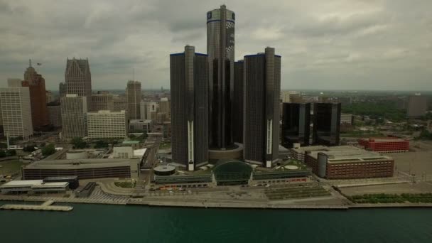 Detroitantenne — Stockvideo