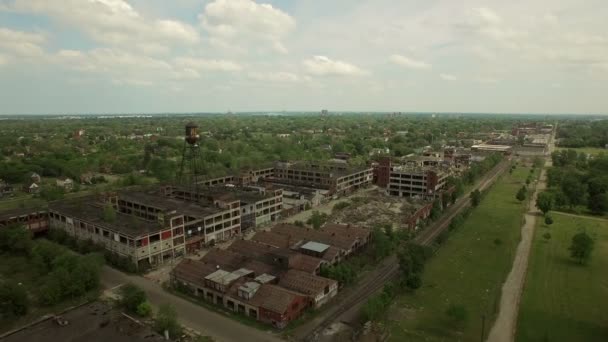 Detroit Aerial — Stock Video
