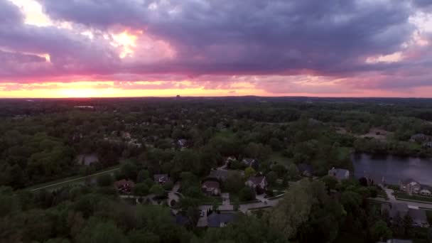 Troy, Michigan antenna — Stock videók