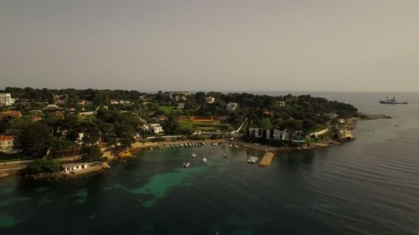 Antibes Vista aérea — Vídeo de Stock