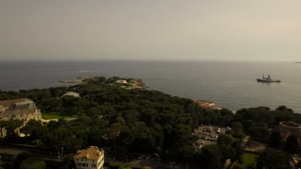 Antibes Vista aérea — Vídeo de Stock