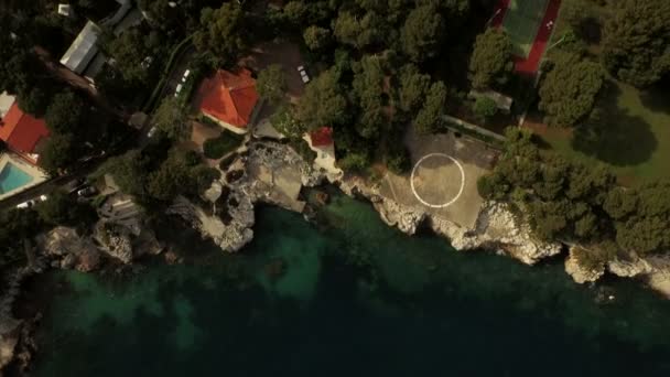 Antibes Aerial view — Stock Video