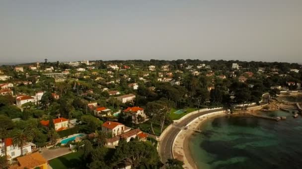 Antibes Vista aérea — Vídeo de stock