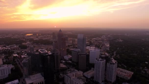 Atlanta luchtfoto — Stockvideo