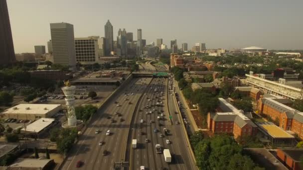 Atlanta Aerial view — Stock Video