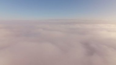 bulutlar havadan görünümü