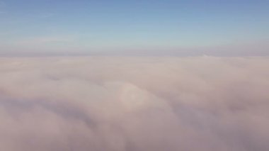 bulutlar havadan görünümü