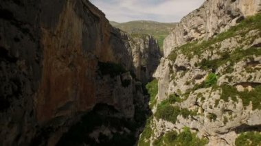 Fransa kırsal havadan görünümü