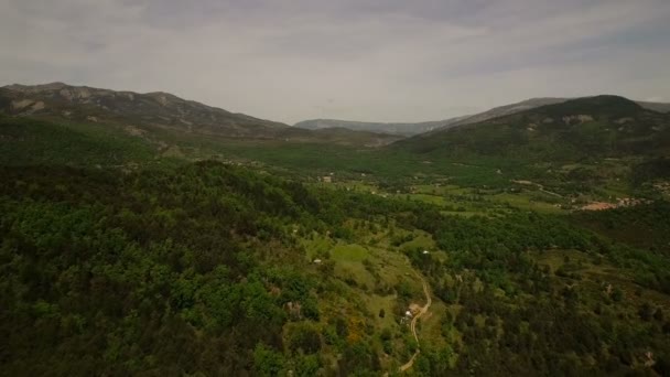 Francia Campo Vista aérea — Vídeos de Stock