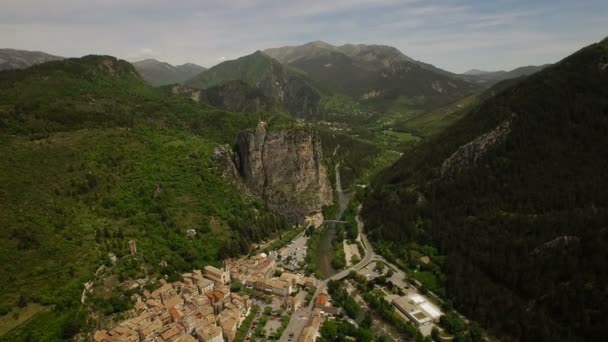 França Campo Vista aérea — Vídeo de Stock