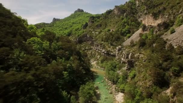 Fransa kırsal havadan görünümü — Stok video
