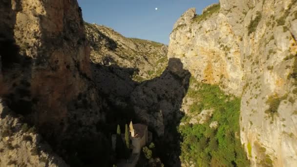 Francia Campo Vista aérea — Vídeo de stock