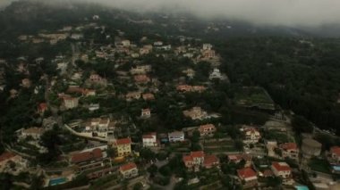 Monaco üzerinde havadan görünümü