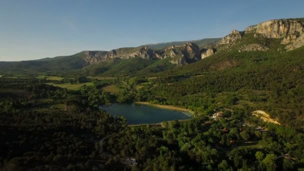 Frankrike landsbygden Flygfoto — Stockvideo