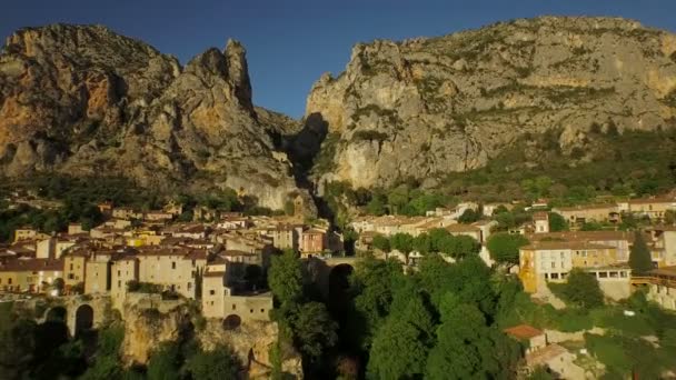 Francia Campo Vista aérea — Vídeo de stock