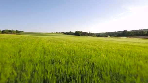 France Countryside Aerial view — Stock Video