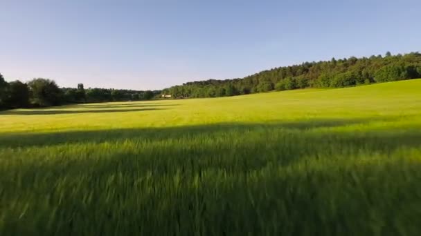 Frankrijk platteland luchtfoto — Stockvideo