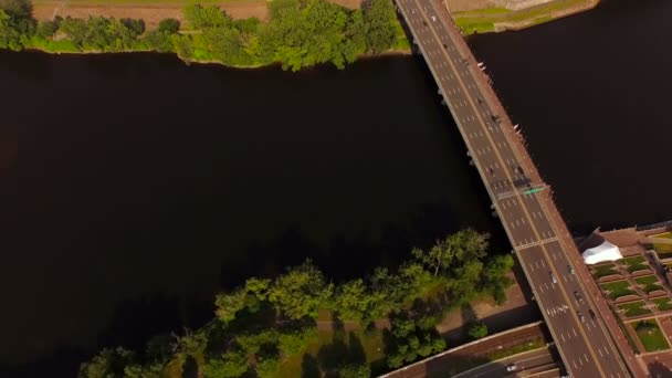 Vista aérea de Hartford — Vídeo de stock