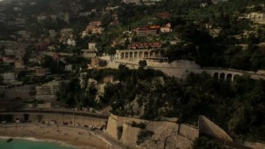 Saint Jean Cap Ferrat üzerinde havadan görünümü