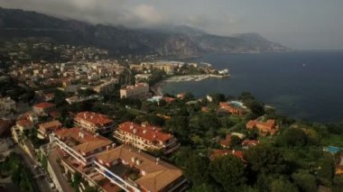 Saint Jean Cap Ferrat üzerinde havadan görünümü