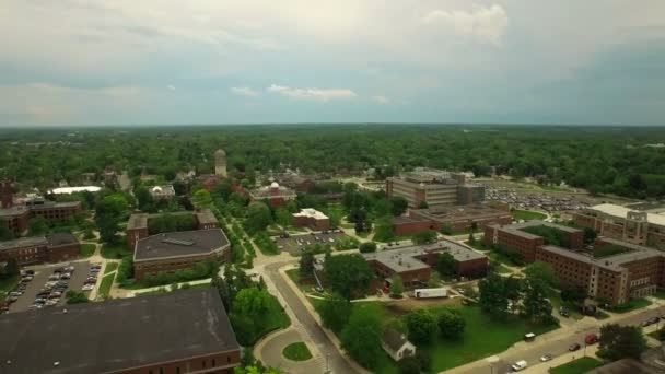 Vista sul campus universitario — Video Stock