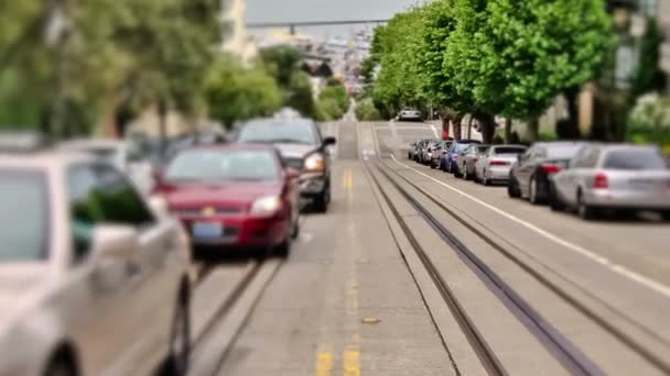 Stadstrafiken i San Francisco — Stockvideo