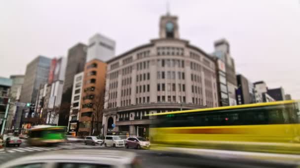 City traffic time lapse — Stock Video