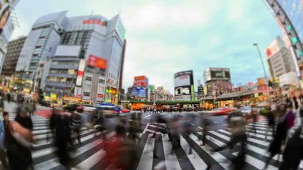 Miasta ruchu Time Lapse Tokio — Wideo stockowe