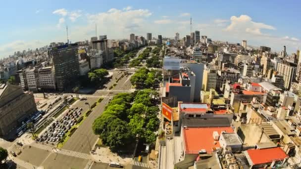 Tráfego urbano em Buenos Aires — Vídeo de Stock