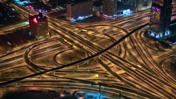 Autostrade di Dubai time lapse — Video Stock