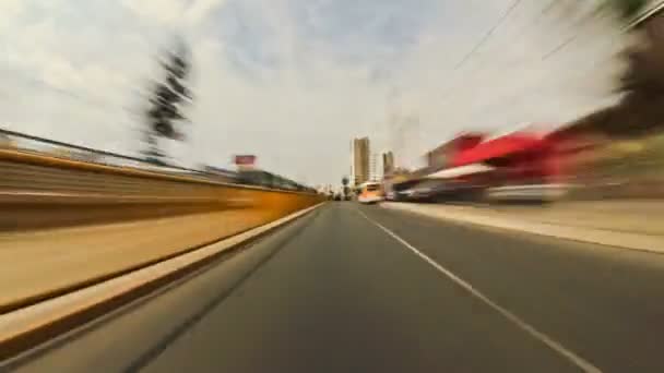 Місто Ліма водіння — стокове відео