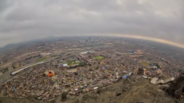 Lima paisaje urbano Time Lapse — Vídeos de Stock