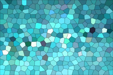 Soyut Mavi Tonlar Modern Mozaik Döşemeler Materyal Doku Arkaplanı