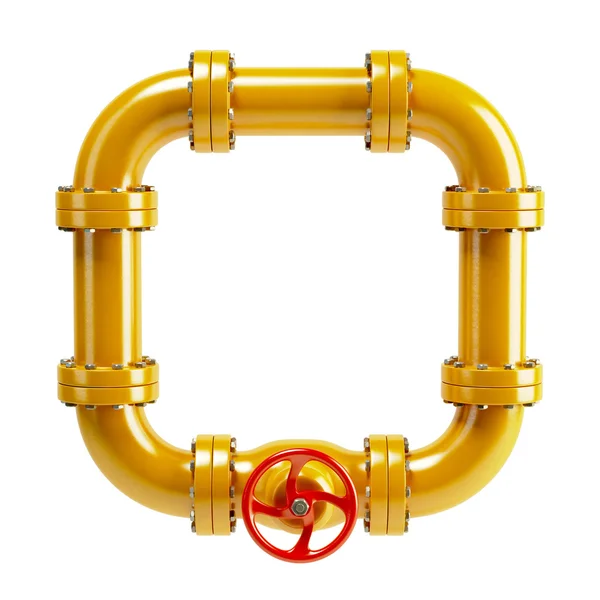 Gasoduto circular — Fotografia de Stock