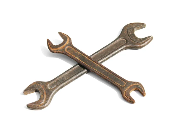 Dva zkřížené klíče — Stock fotografie