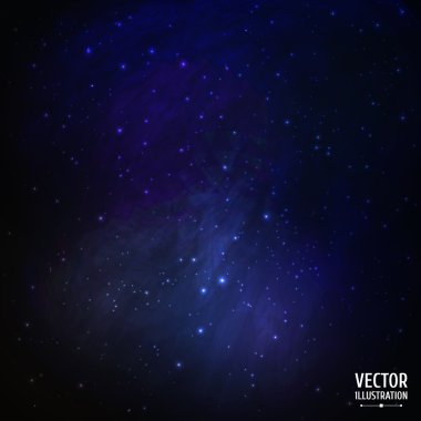 Renkli alan Galaxy arka ışık ile